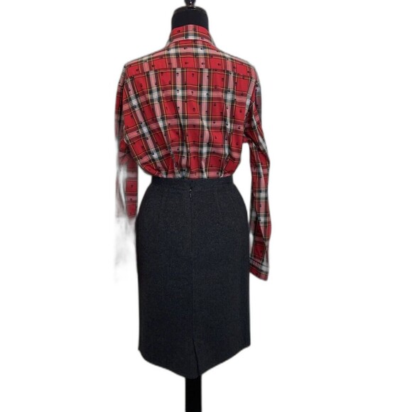 Vintage MCM Legere Hood Jacket Skirt Set Size 38 / S-XS - Picture 4 of 16